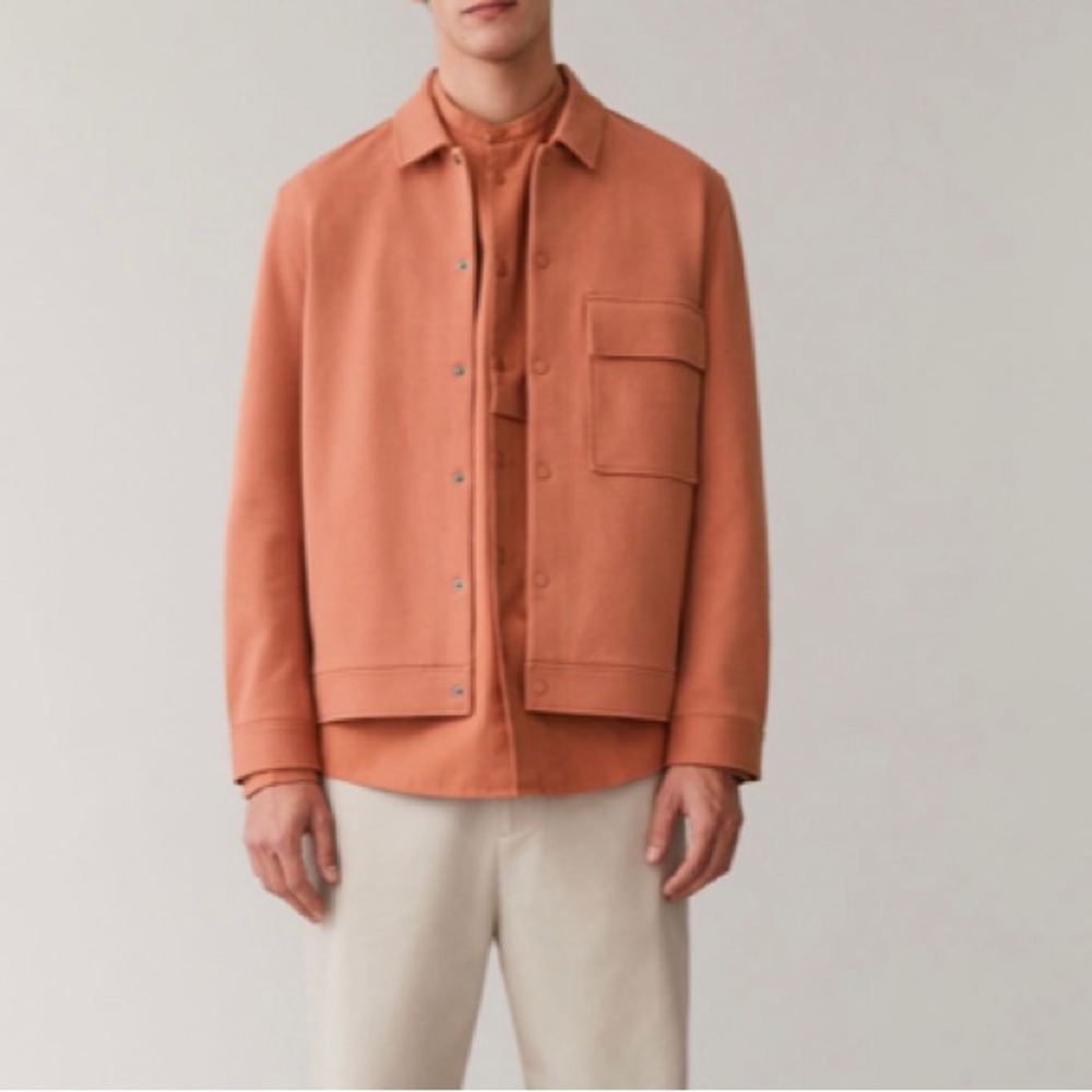 COS Cotton Twill Shirt Jacket (sz L)